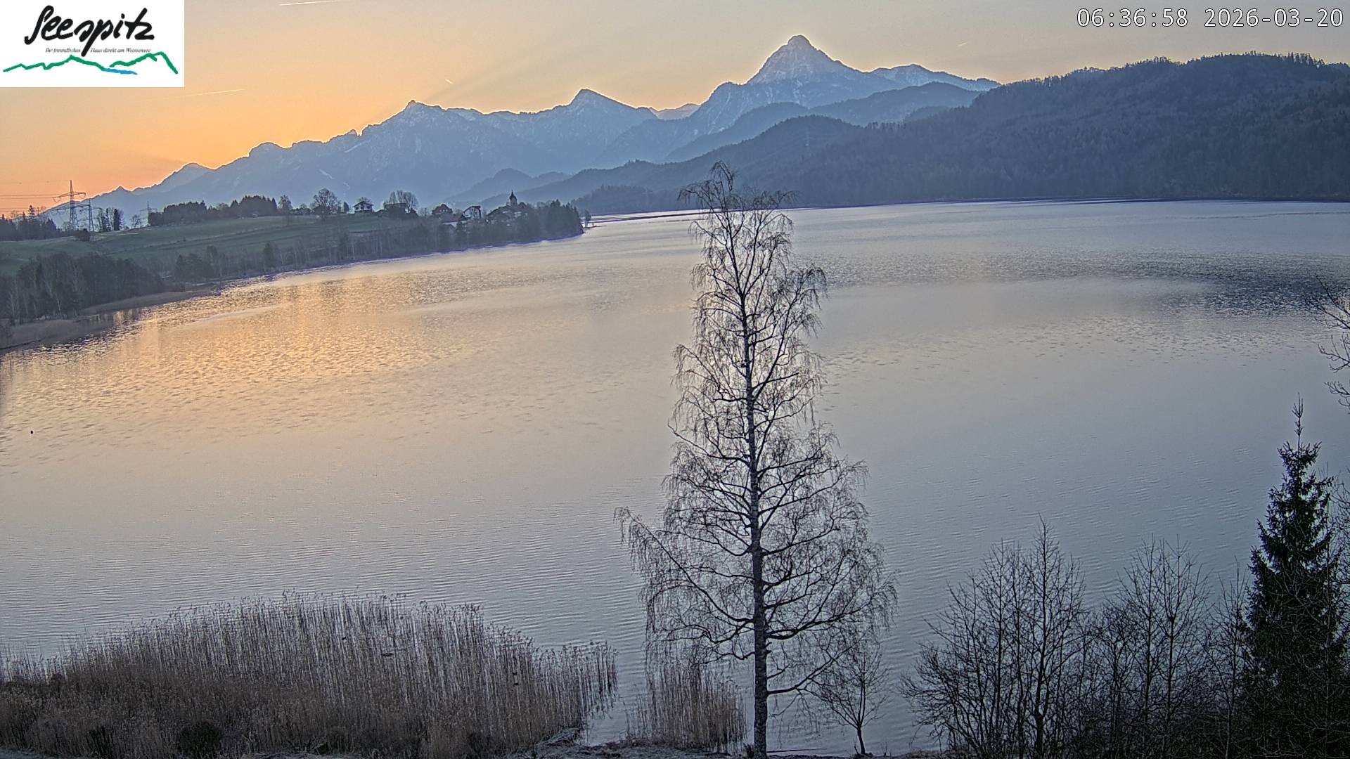 Archived image Webcam Weissensee near Füssen