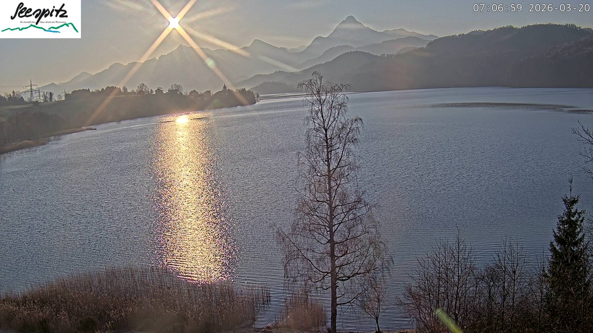 Archived image Webcam Weissensee near Füssen