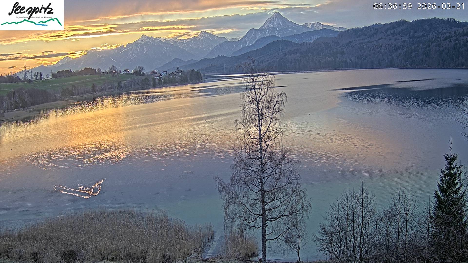 Archived image Webcam Weissensee near Füssen
