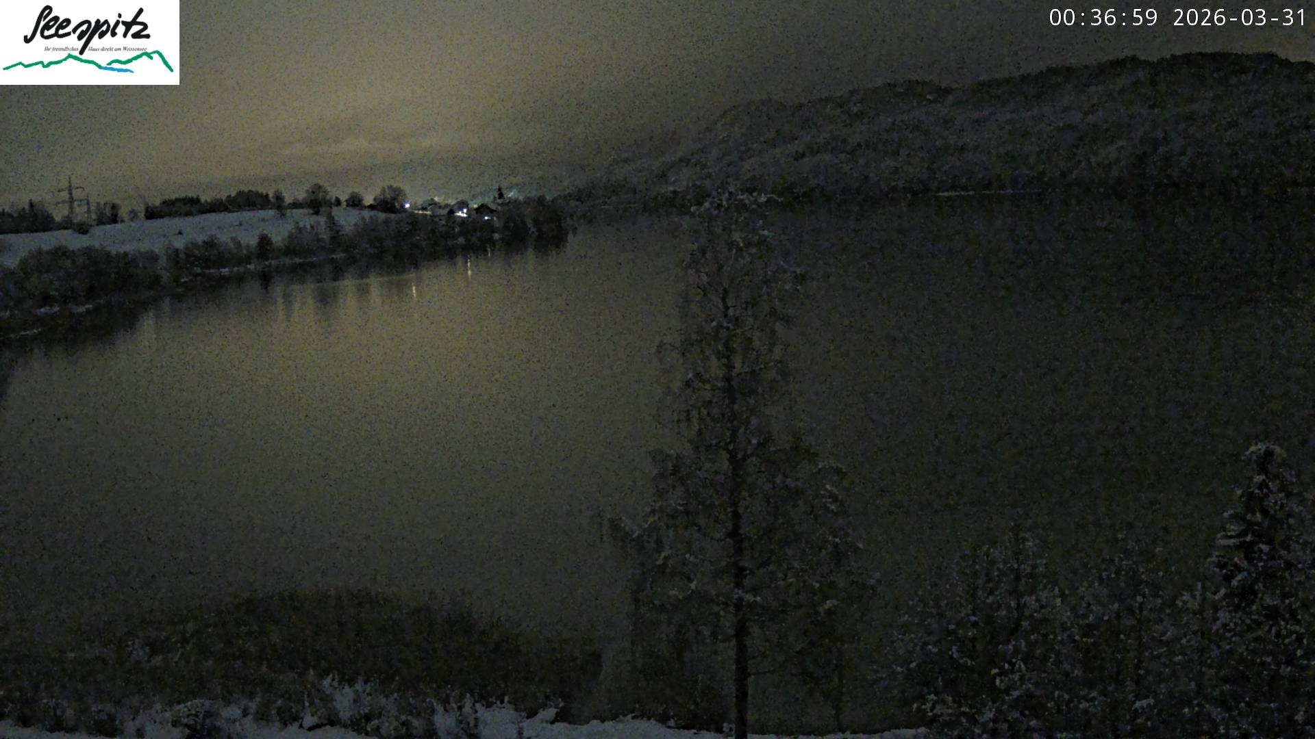 Archiv Foto Webcam Füssen: Blick auf den Weißensee vom Hotel Seespitz