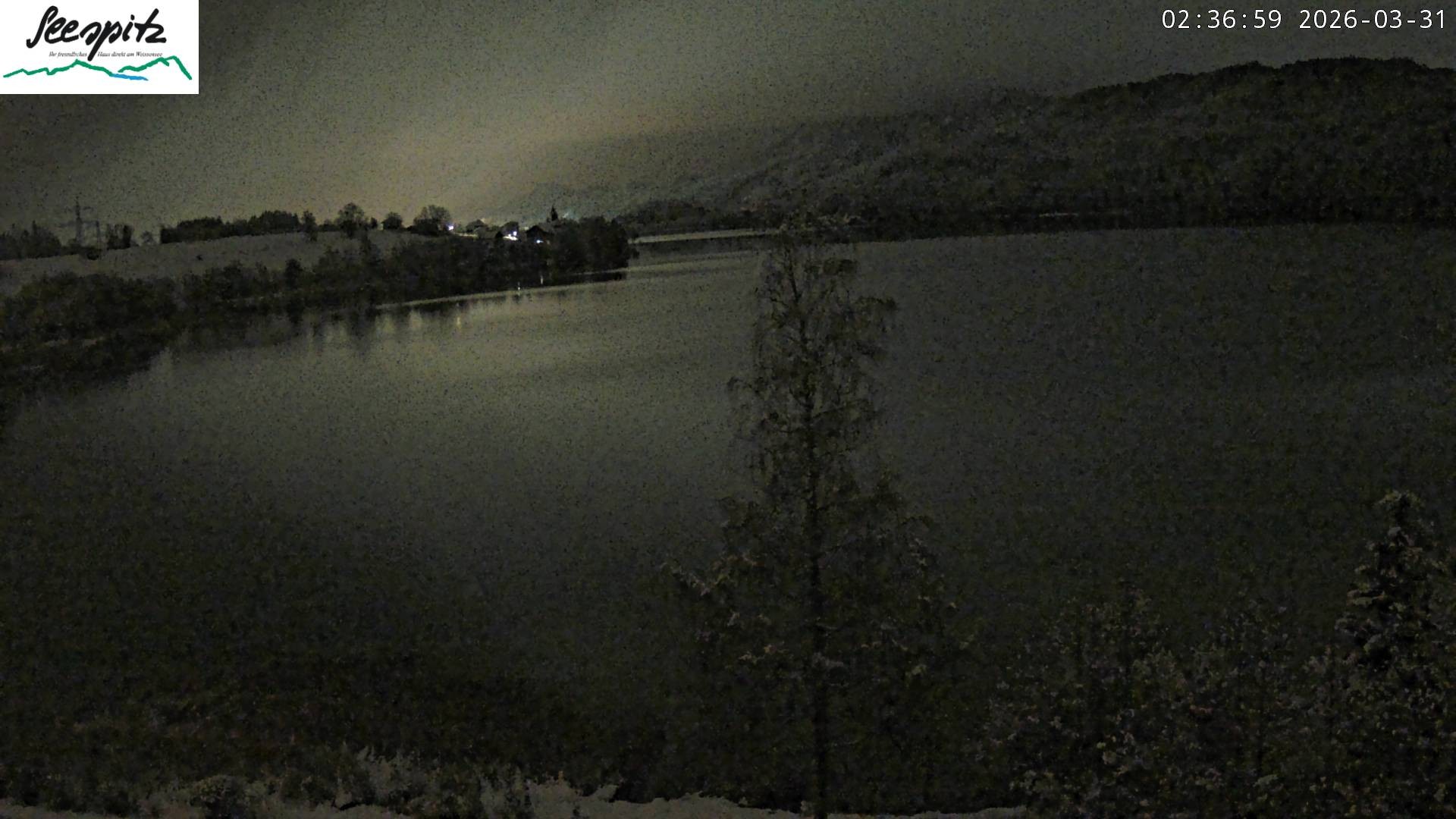 Archiv Foto Webcam Füssen: Blick auf den Weißensee vom Hotel Seespitz