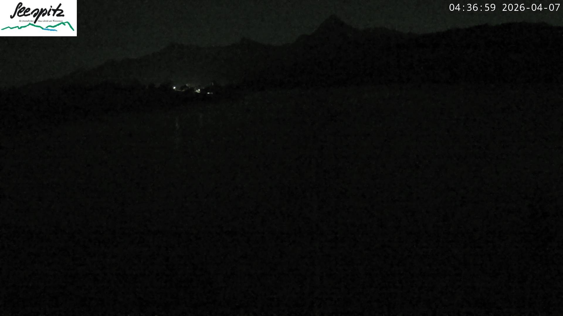 Archiv Foto Webcam Füssen: Blick auf den Weißensee vom Hotel Seespitz
