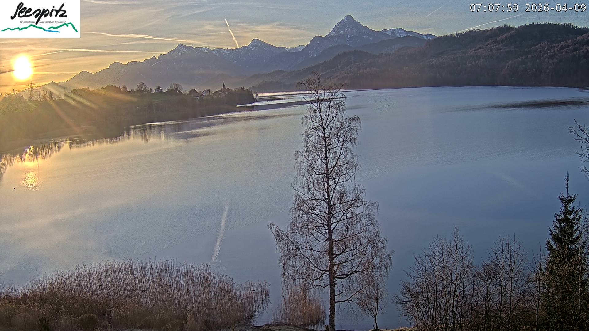 Archived image Webcam Weissensee near Füssen