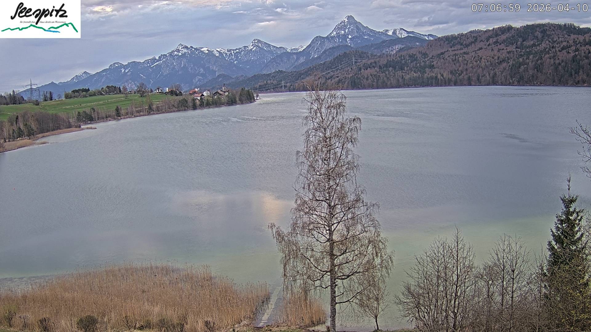 Archived image Webcam Weissensee near Füssen