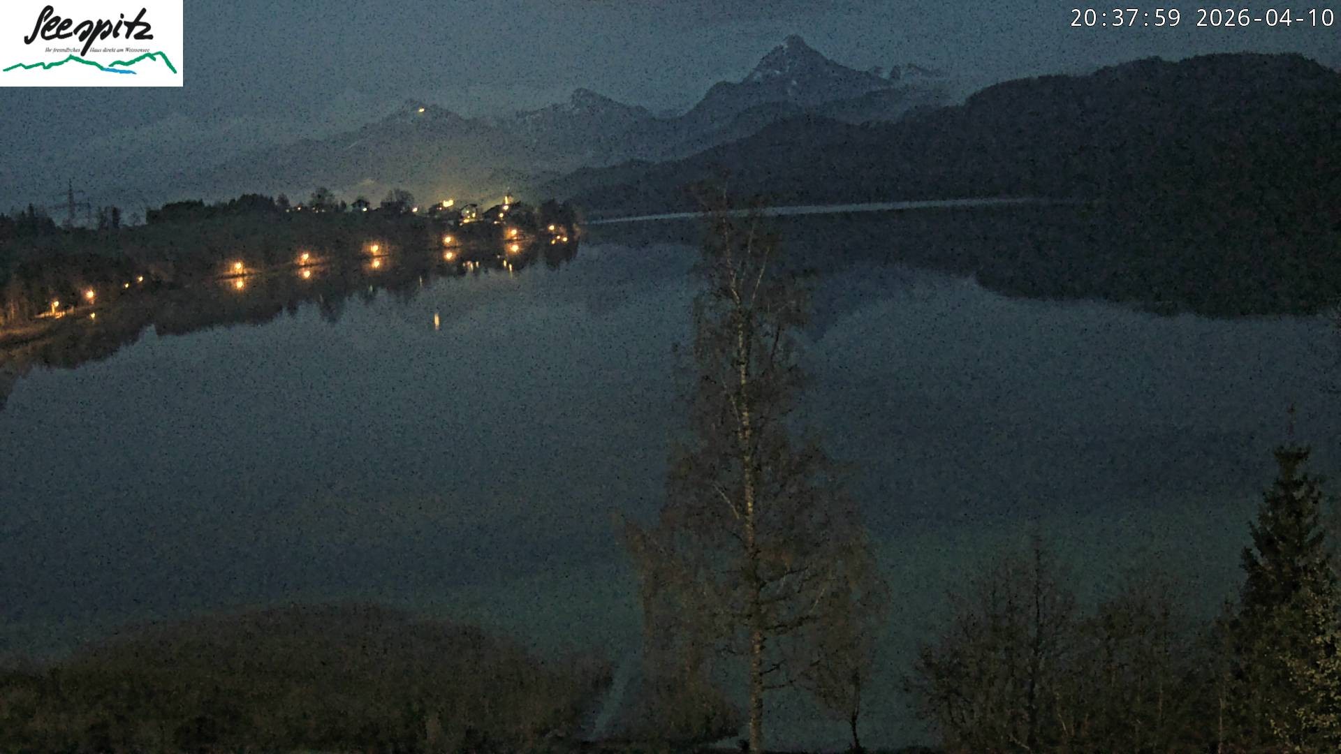 Archiv Foto Webcam Füssen: Blick auf den Weißensee vom Hotel Seespitz