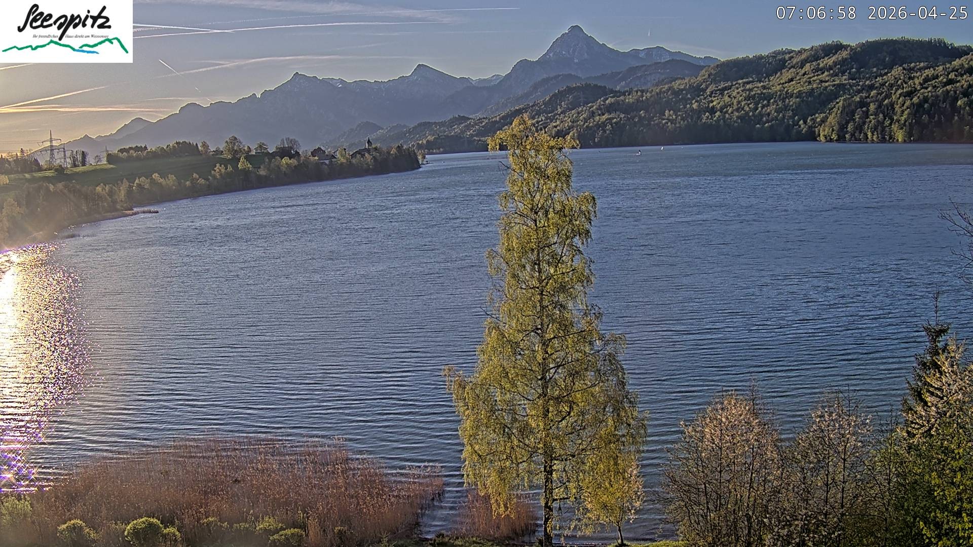 Archived image Webcam Weissensee near Füssen