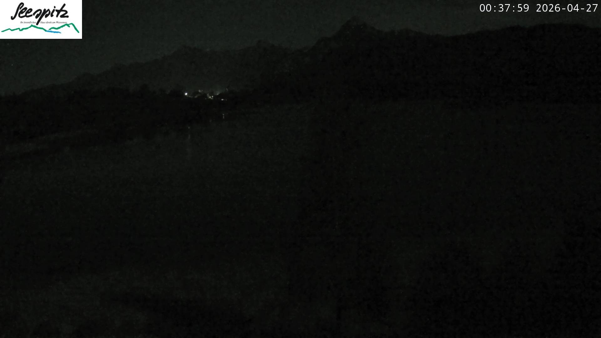Archiv Foto Webcam Füssen: Blick auf den Weißensee vom Hotel Seespitz