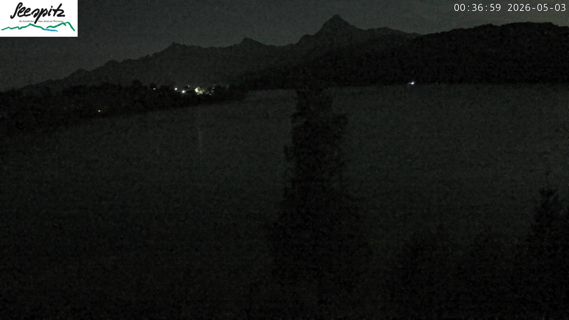 Archiv Foto Webcam Füssen: Blick auf den Weißensee vom Hotel Seespitz