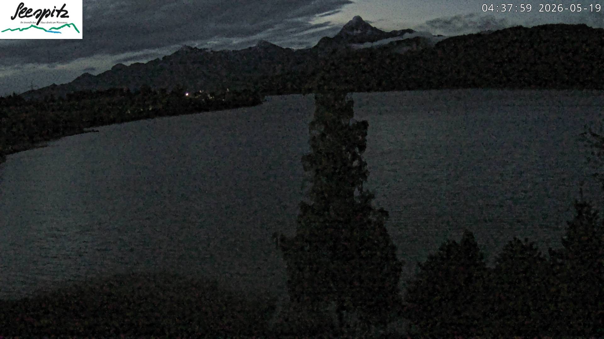 Archiv Foto Webcam Füssen: Blick auf den Weißensee vom Hotel Seespitz