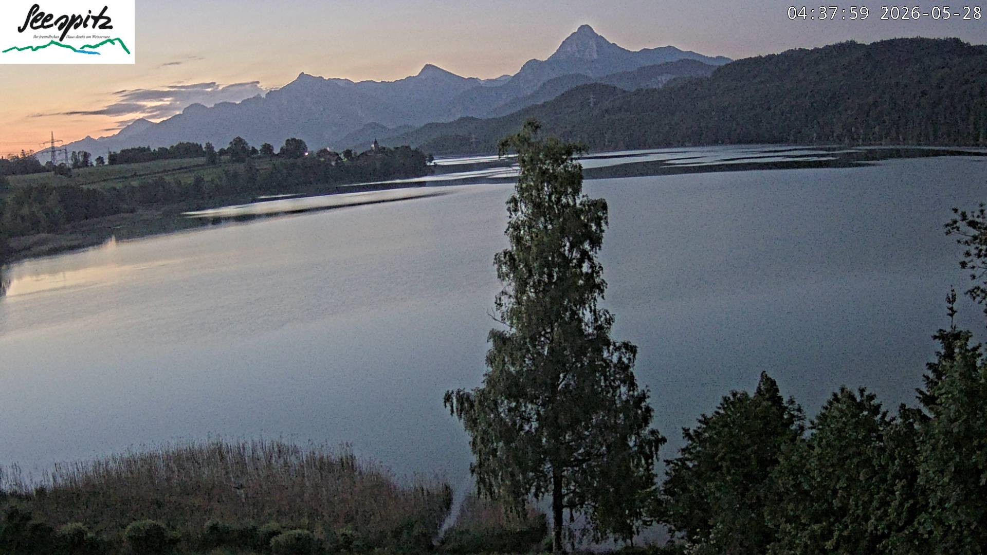 Archived image Webcam Weissensee near Füssen