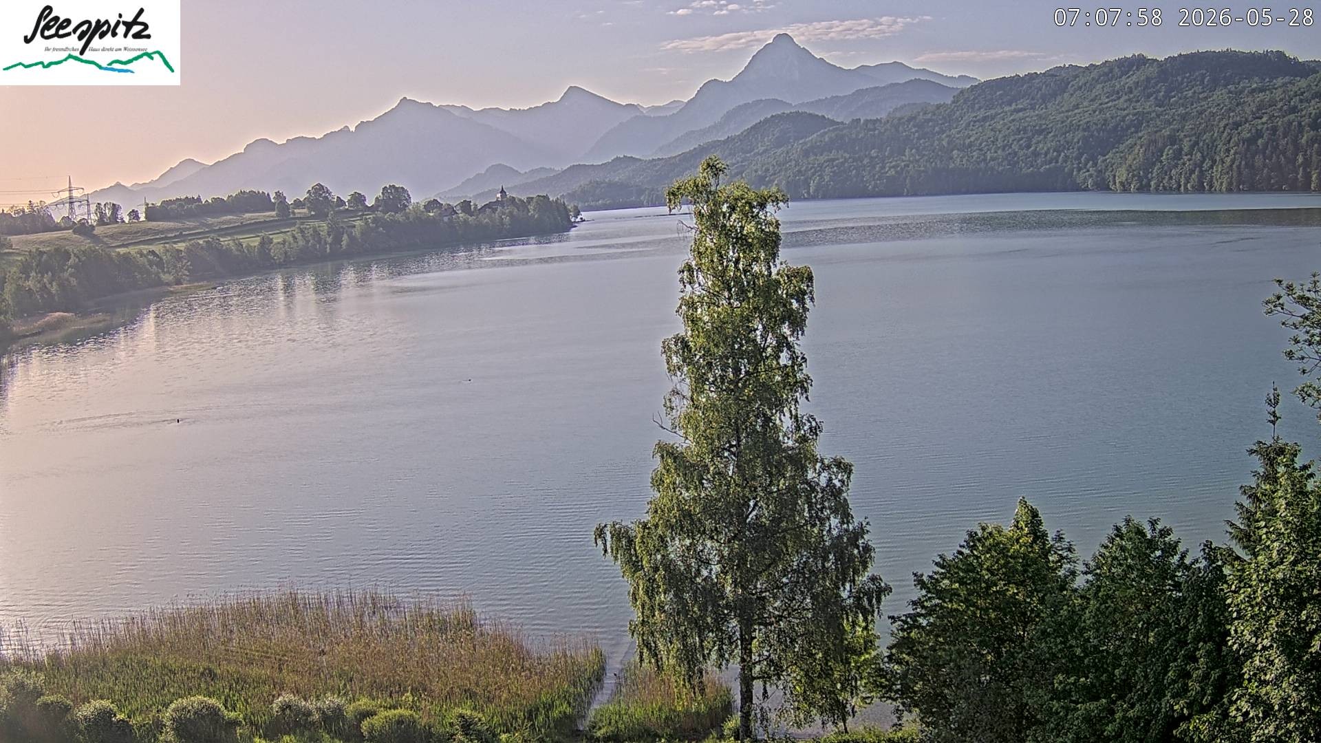 Archived image Webcam Weissensee near Füssen