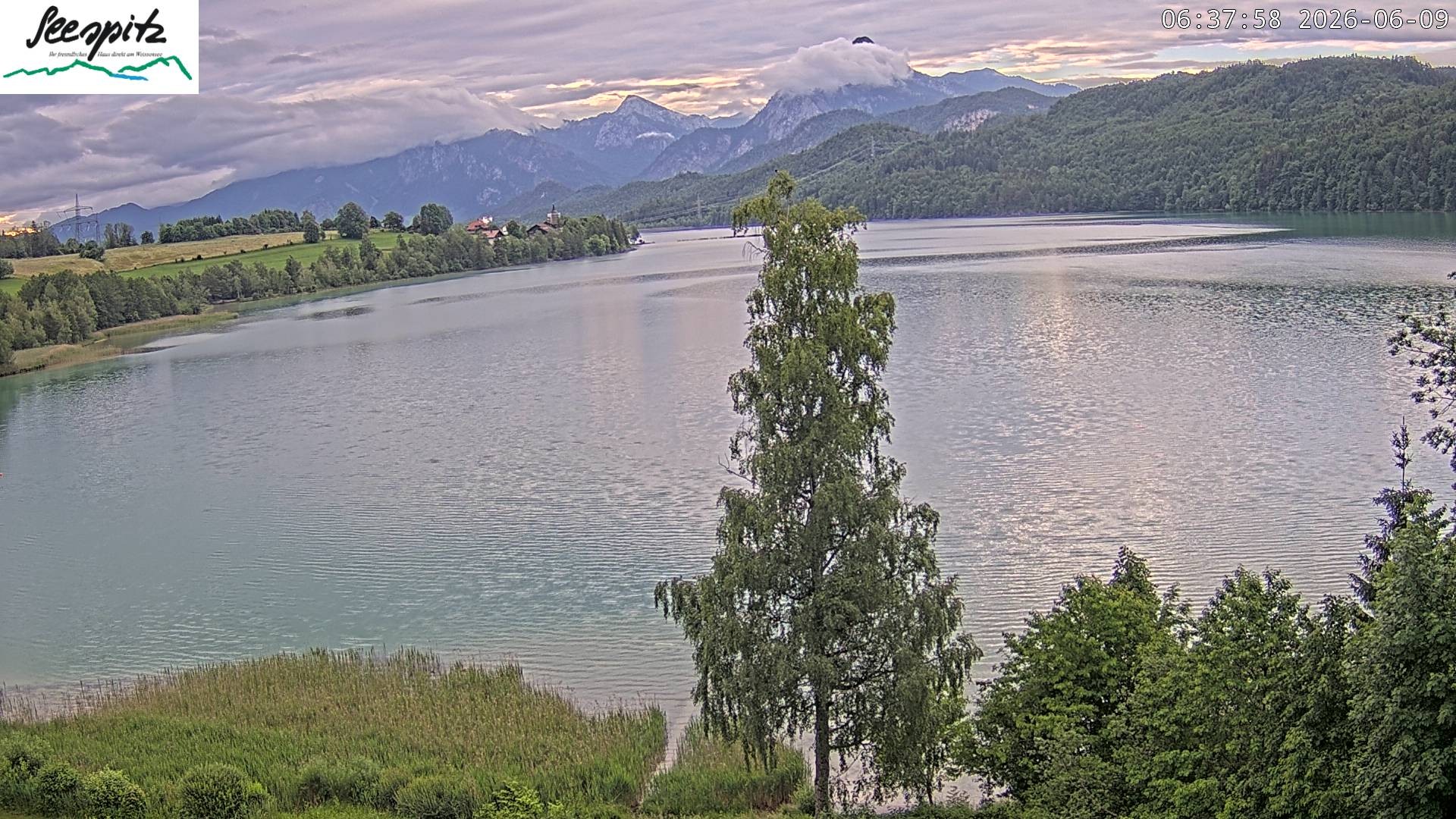 Archived image Webcam Weissensee near Füssen