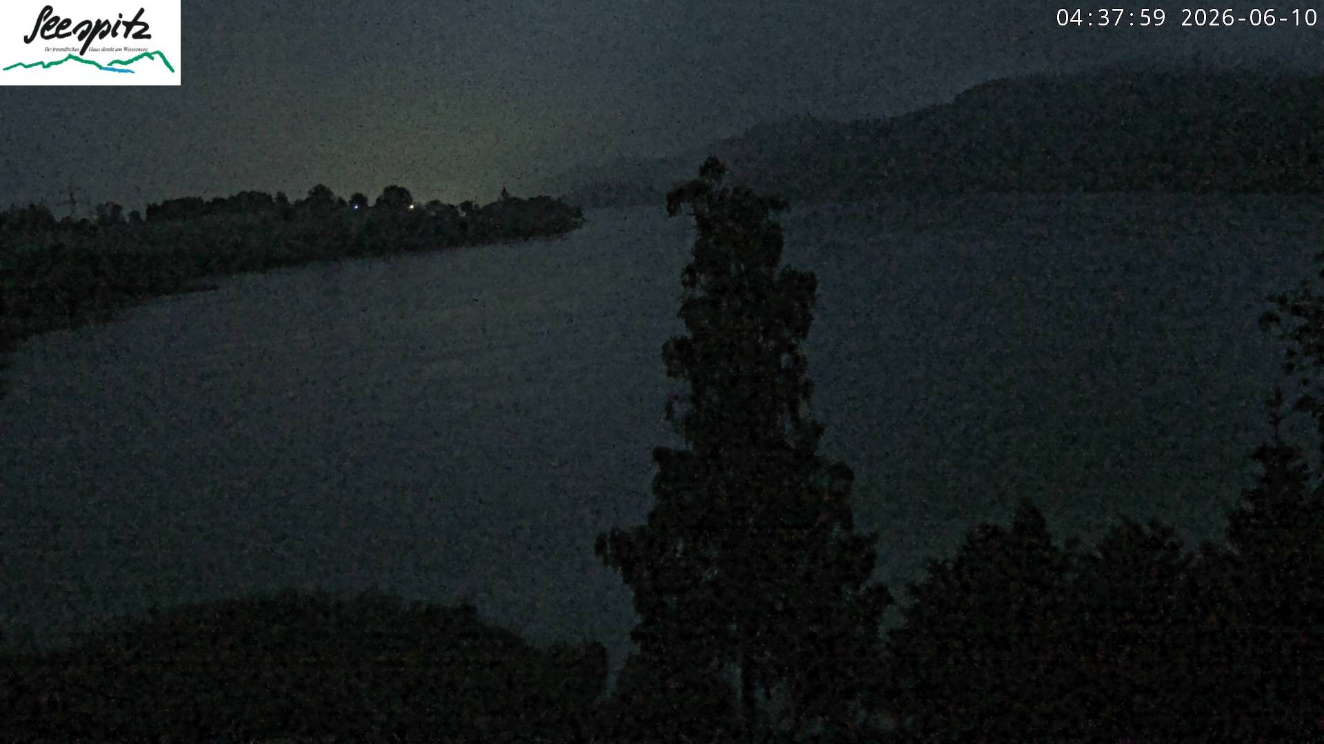 Archiv Foto Webcam Füssen: Blick auf den Weißensee vom Hotel Seespitz
