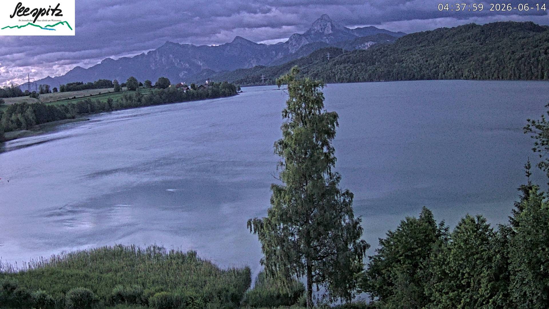 Archived image Webcam Weissensee near Füssen