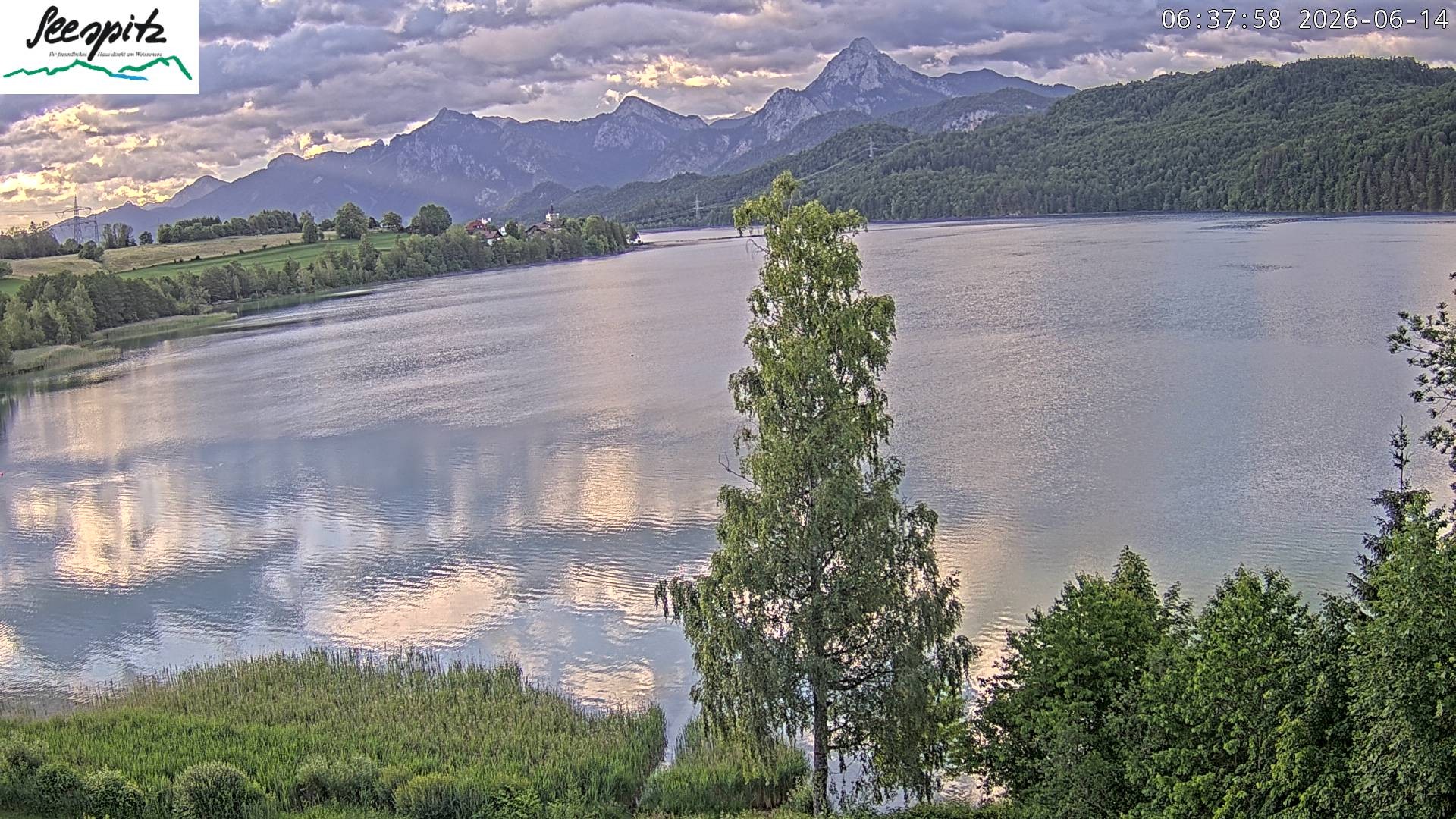 Archived image Webcam Weissensee near Füssen