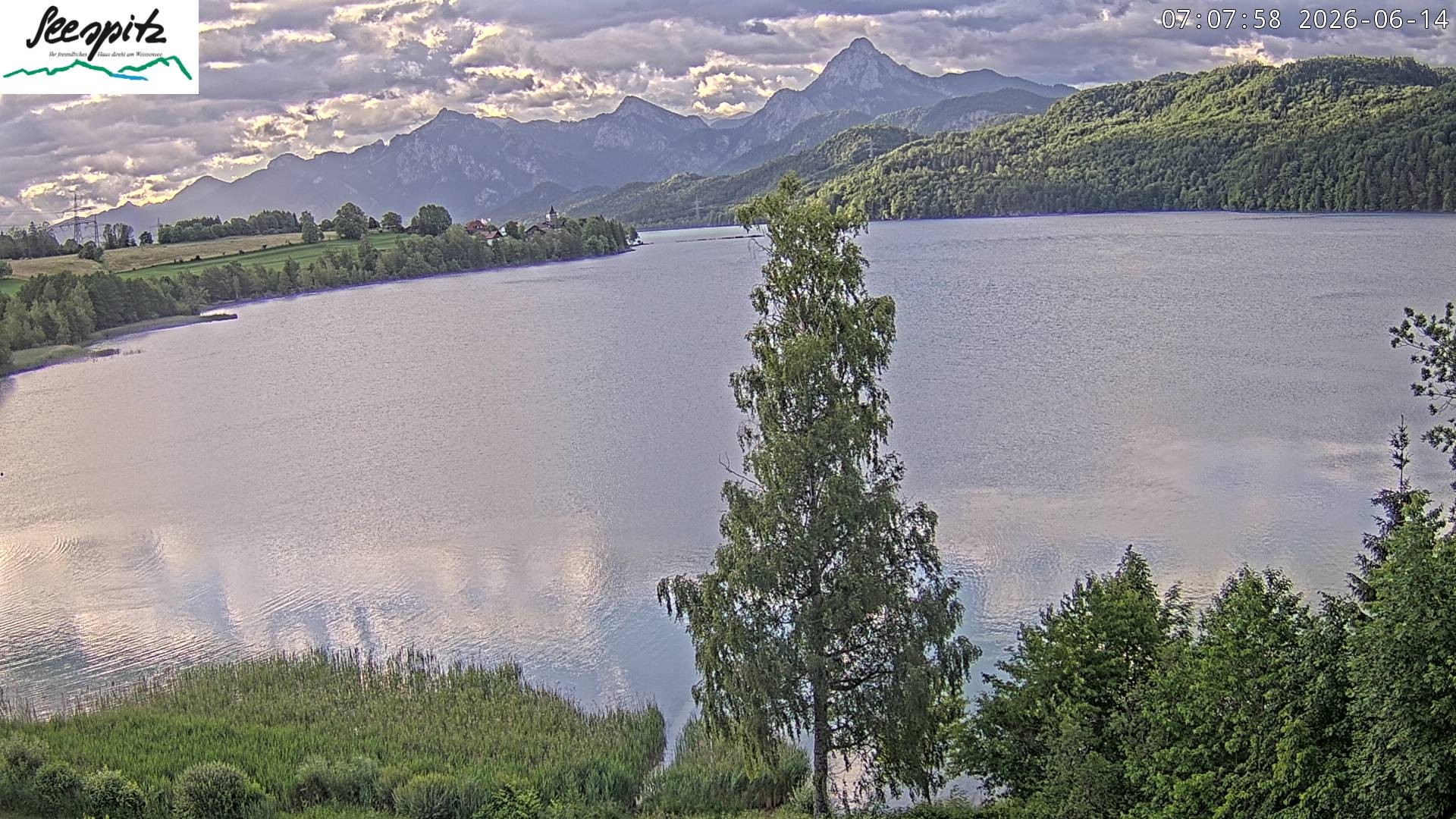 Archived image Webcam Weissensee near Füssen