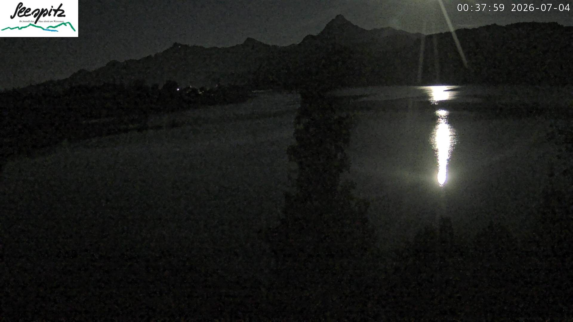 Archiv Foto Webcam Füssen: Blick auf den Weißensee vom Hotel Seespitz