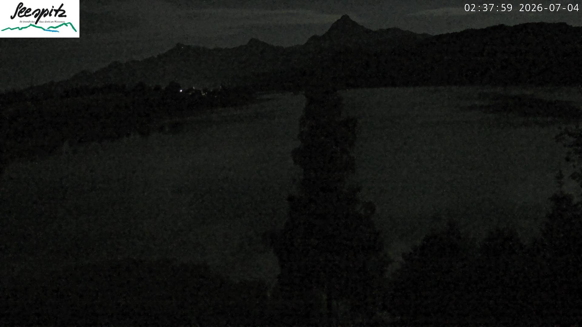 Archiv Foto Webcam Füssen: Blick auf den Weißensee vom Hotel Seespitz