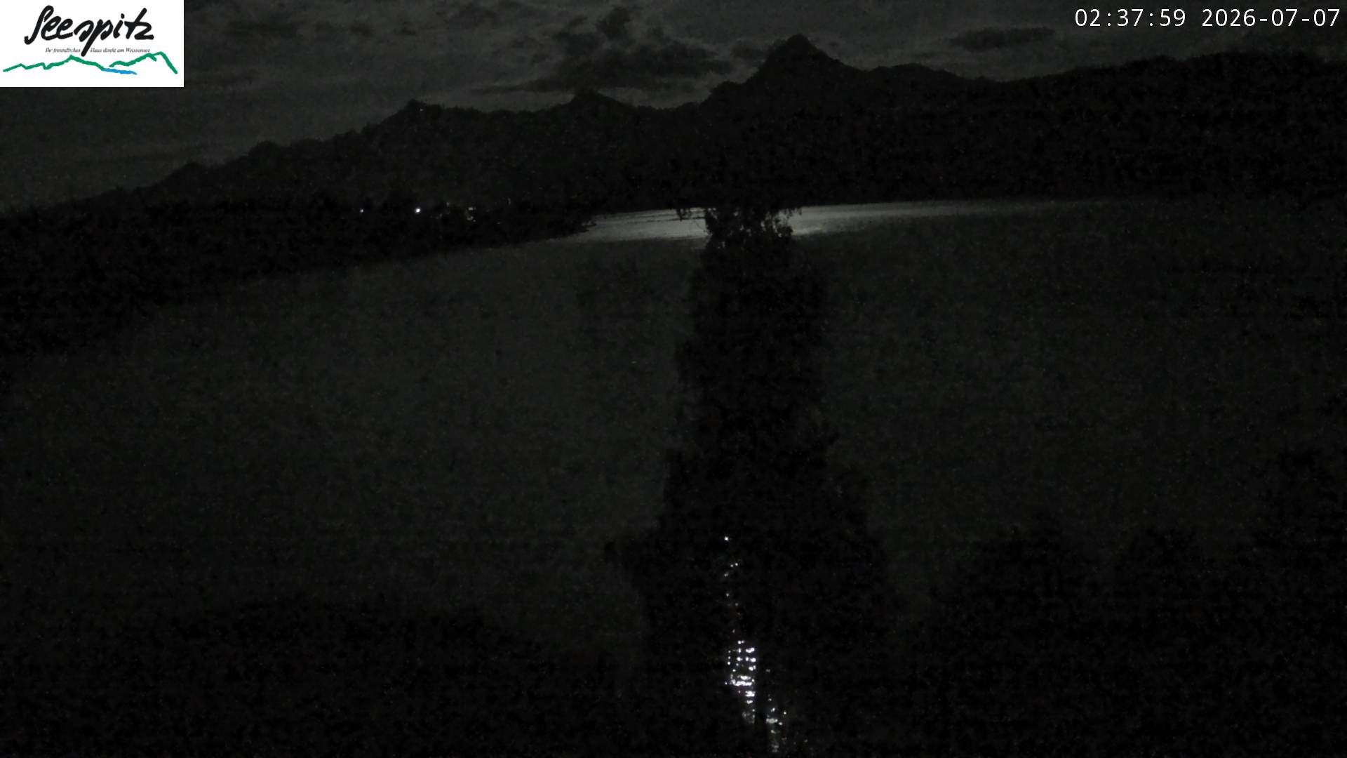 Archiv Foto Webcam Füssen: Blick auf den Weißensee vom Hotel Seespitz