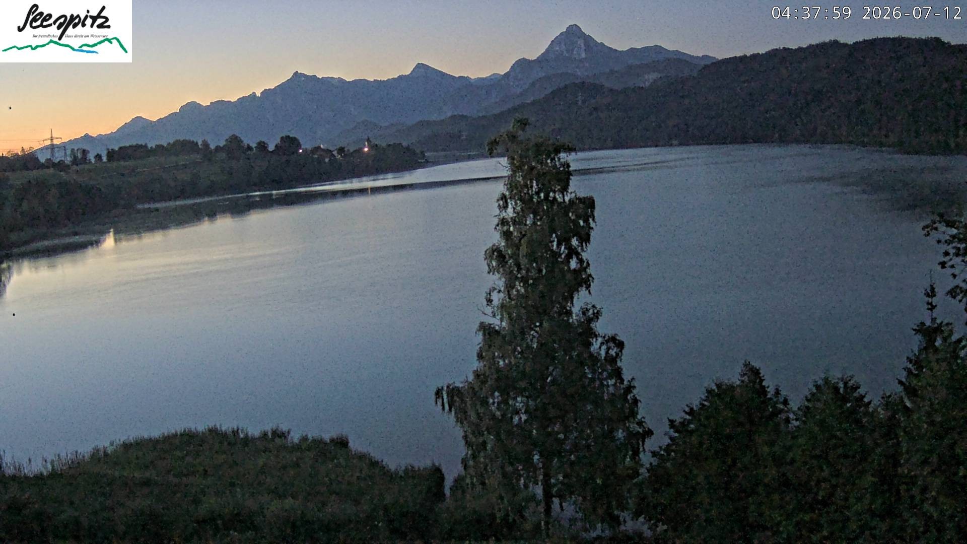 Archived image Webcam Weissensee near Füssen