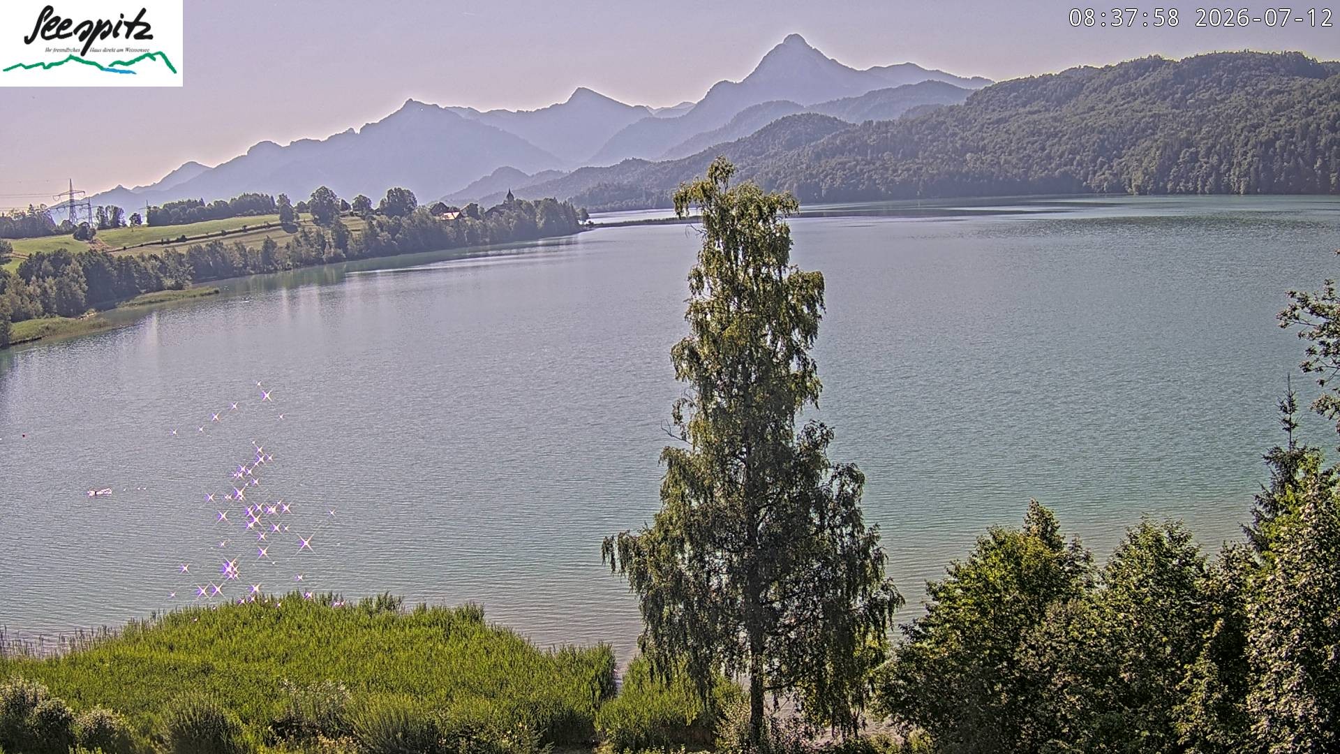 Archived image Webcam Weissensee near Füssen
