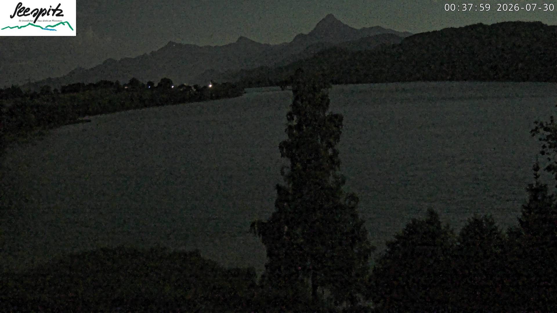 Archiv Foto Webcam Füssen: Blick auf den Weißensee vom Hotel Seespitz