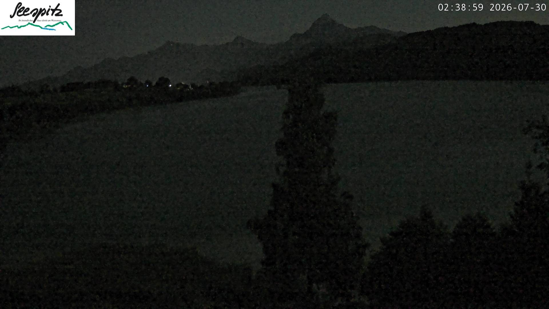 Archiv Foto Webcam Füssen: Blick auf den Weißensee vom Hotel Seespitz