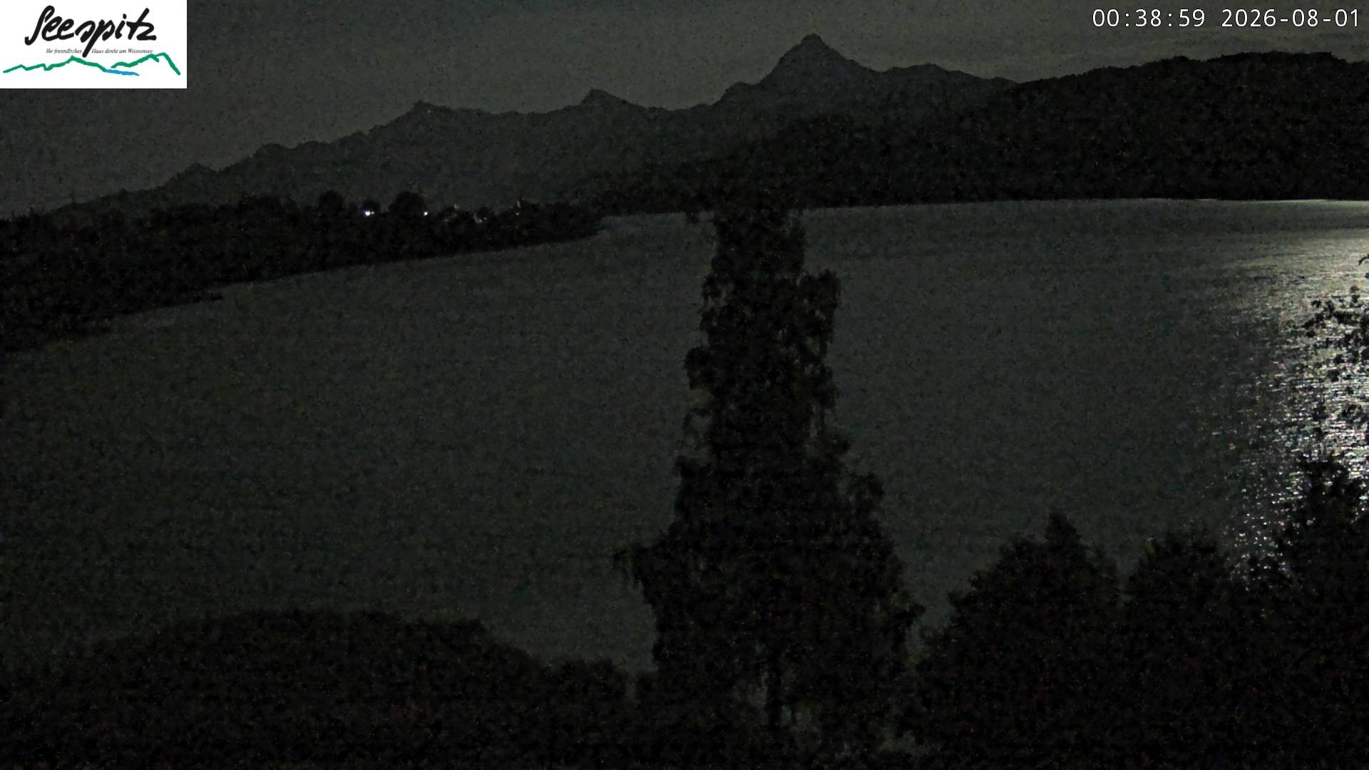 Archiv Foto Webcam Füssen: Blick auf den Weißensee vom Hotel Seespitz