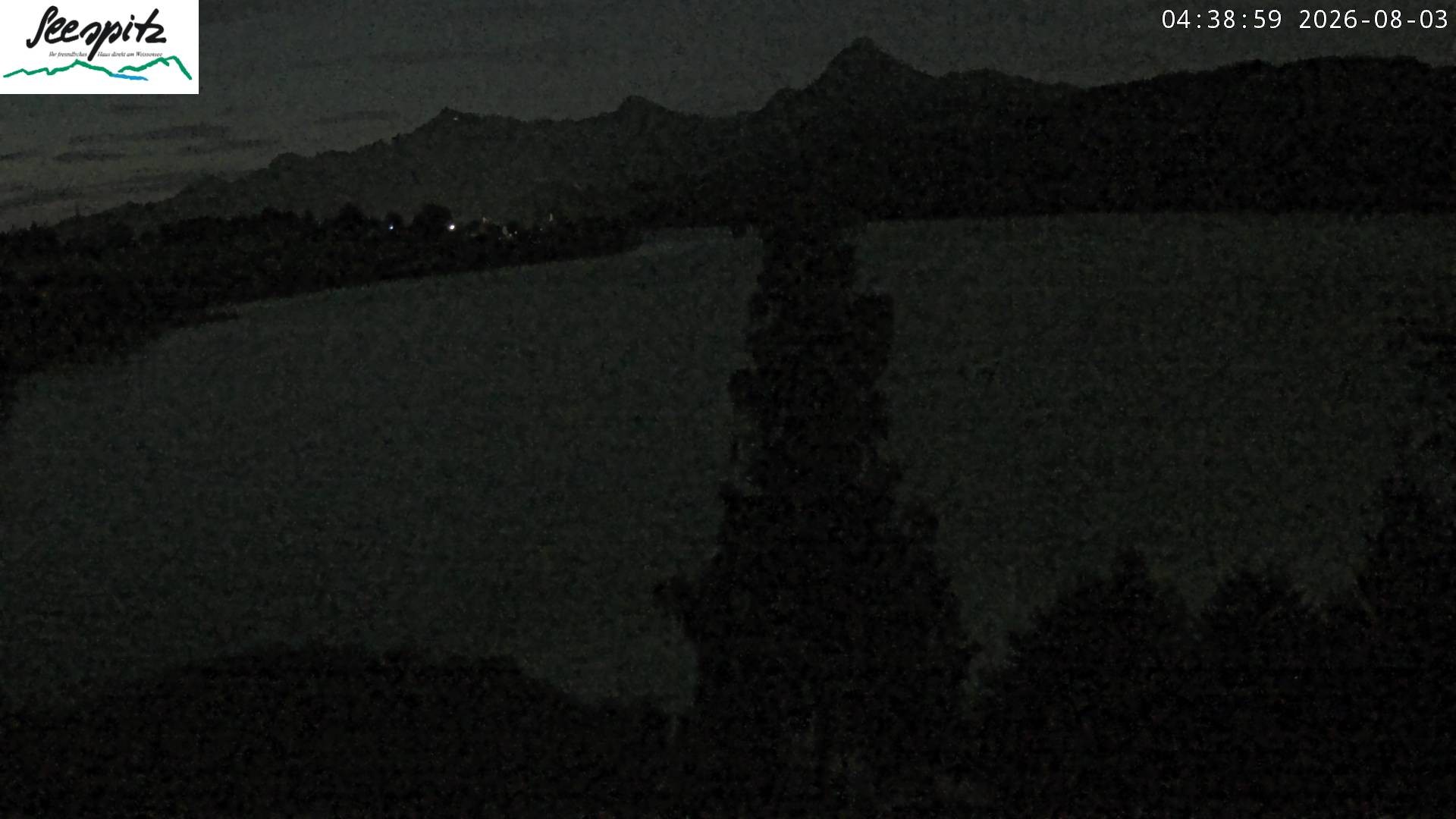 Archiv Foto Webcam Füssen: Blick auf den Weißensee vom Hotel Seespitz