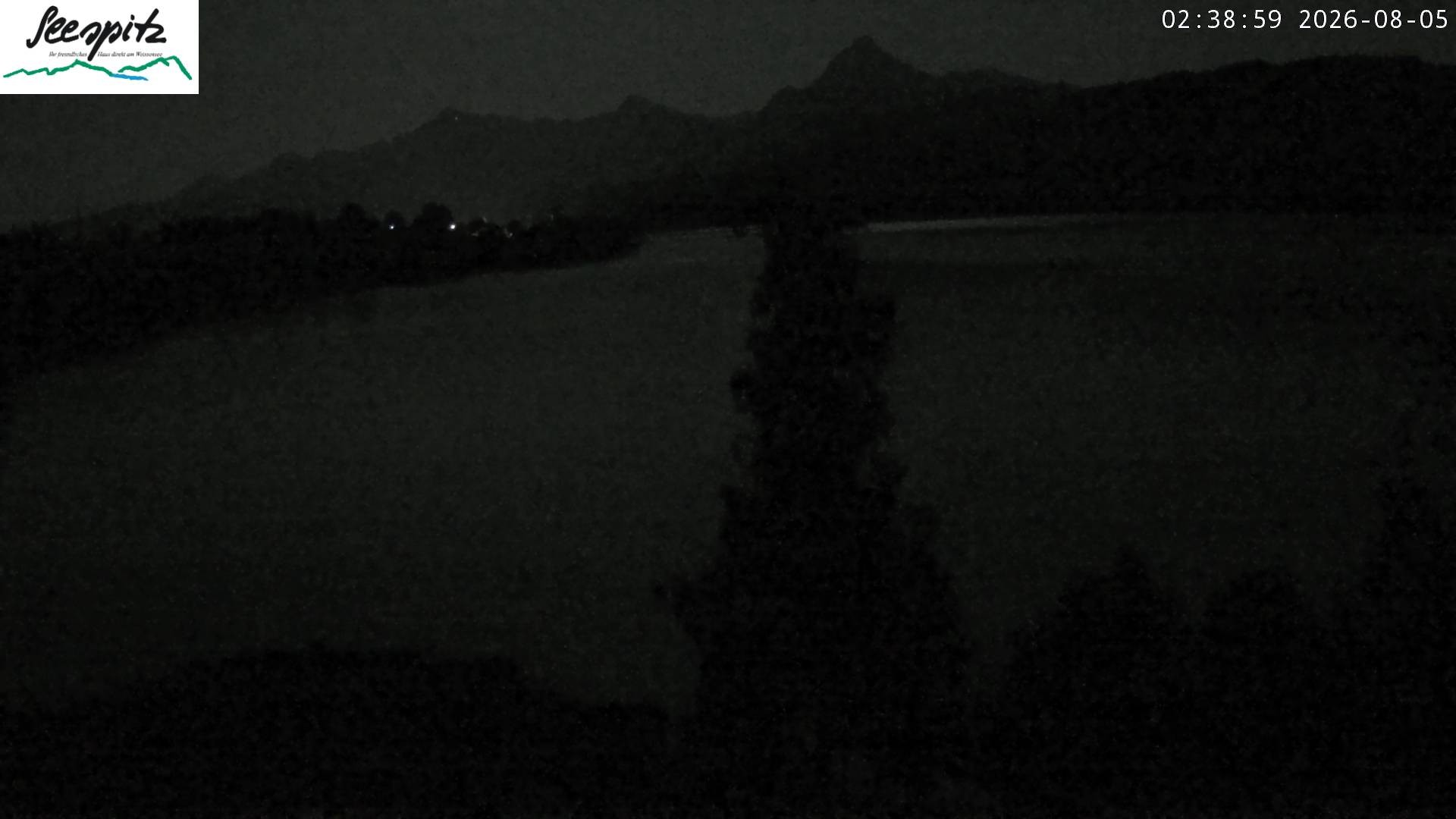 Archiv Foto Webcam Füssen: Blick auf den Weißensee vom Hotel Seespitz