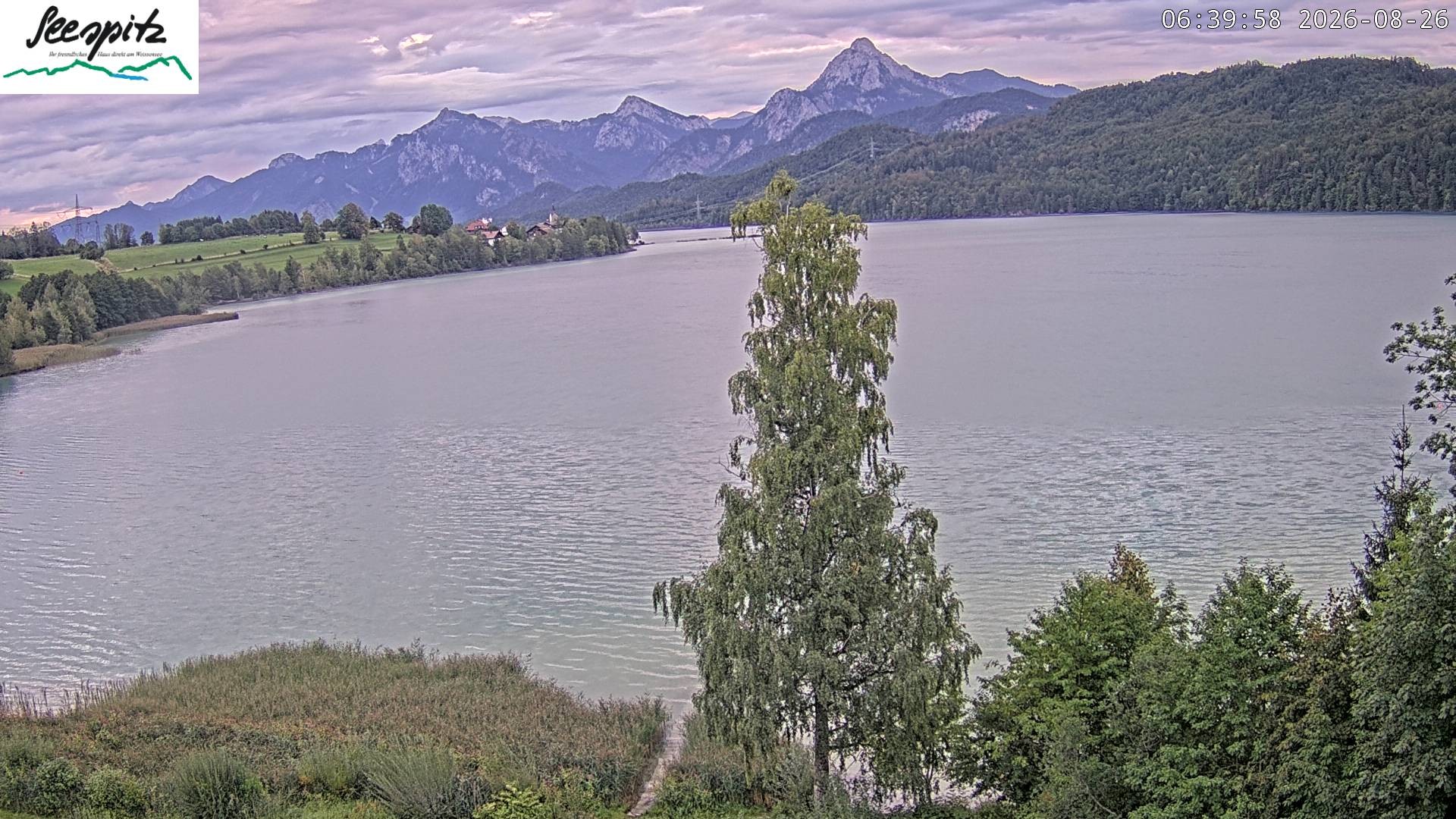 Archived image Webcam Weissensee near Füssen