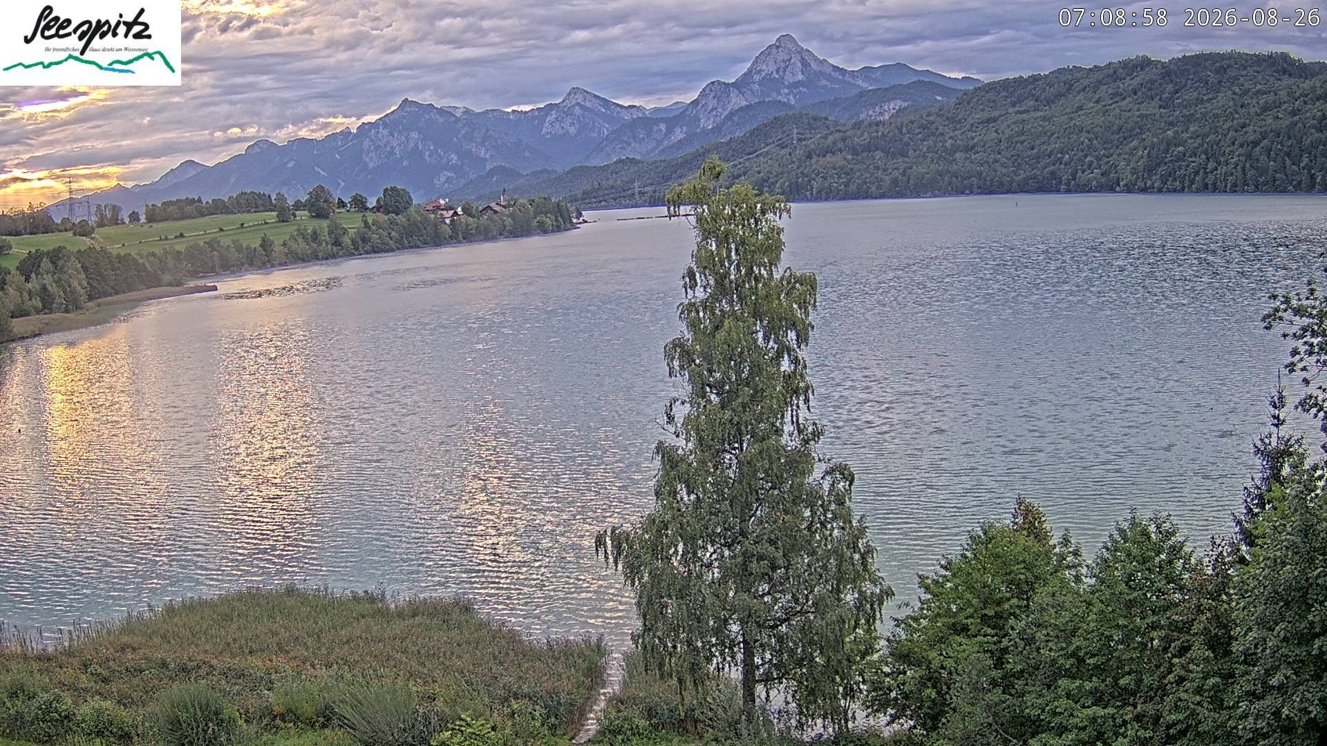 Archived image Webcam Weissensee near Füssen