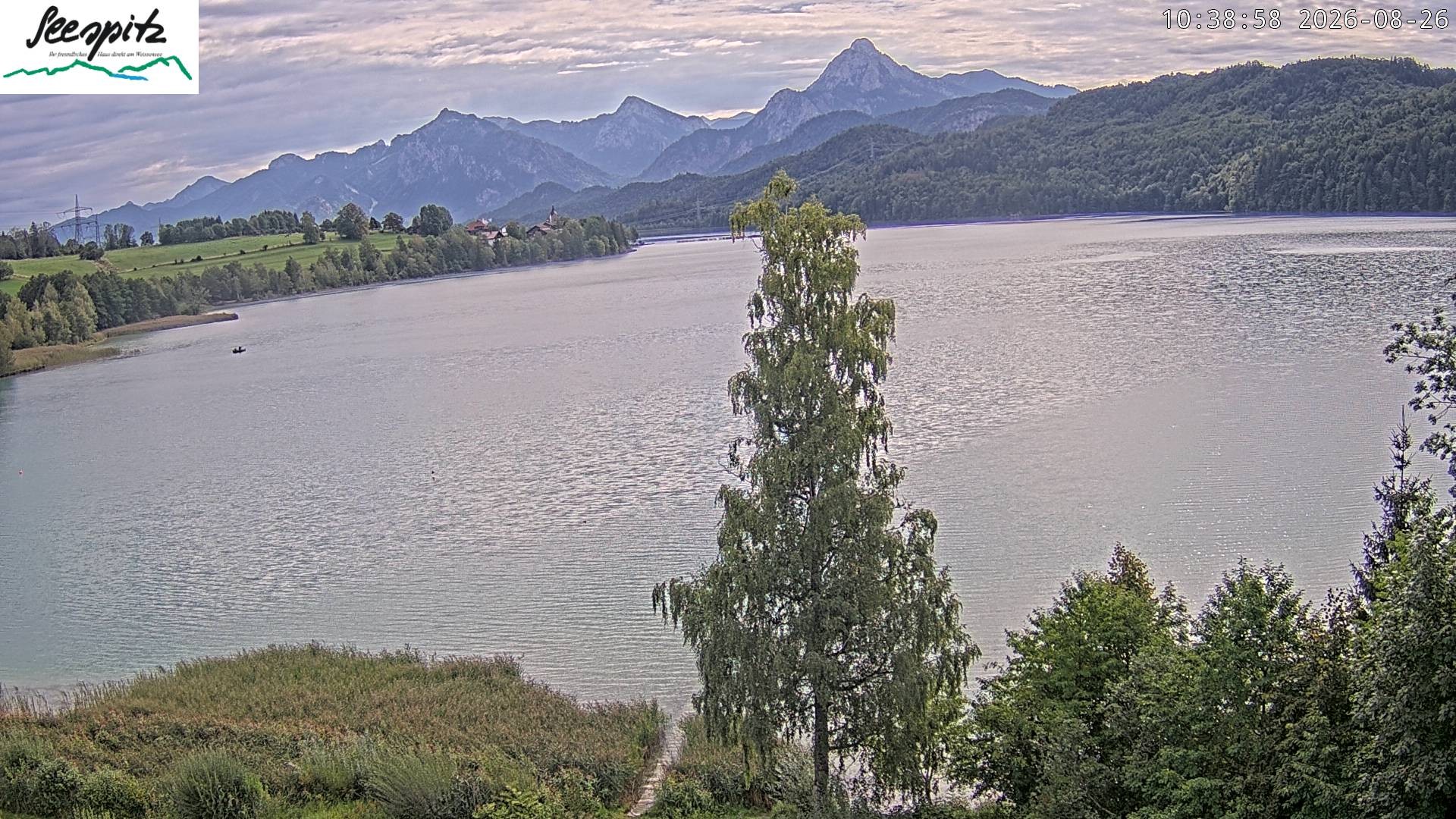 Archived image Webcam Weissensee near Füssen