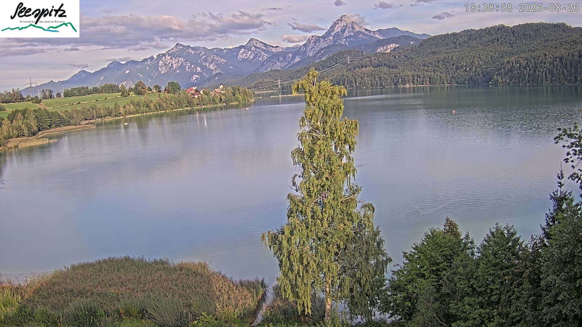 Archived image Webcam Weissensee near Füssen