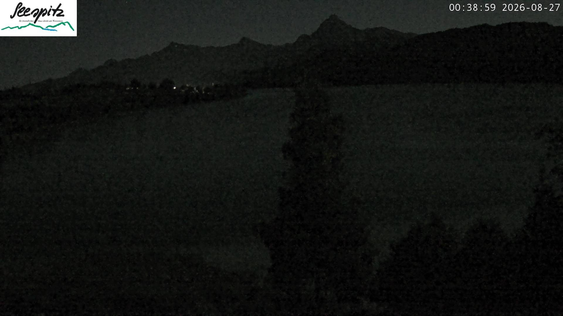 Archiv Foto Webcam Füssen: Blick auf den Weißensee vom Hotel Seespitz