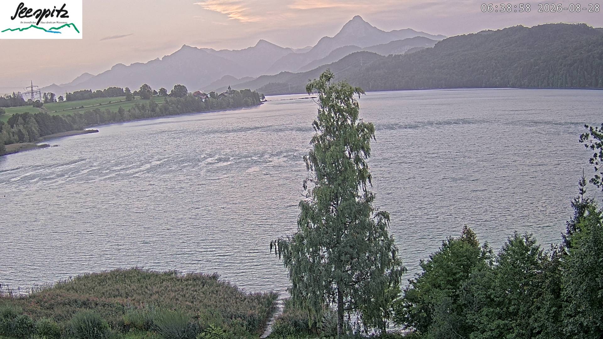Archived image Webcam Weissensee near Füssen