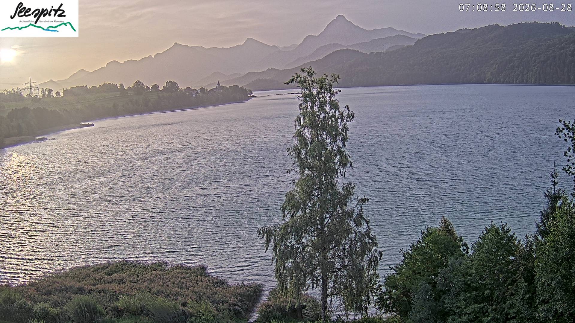 Archived image Webcam Weissensee near Füssen