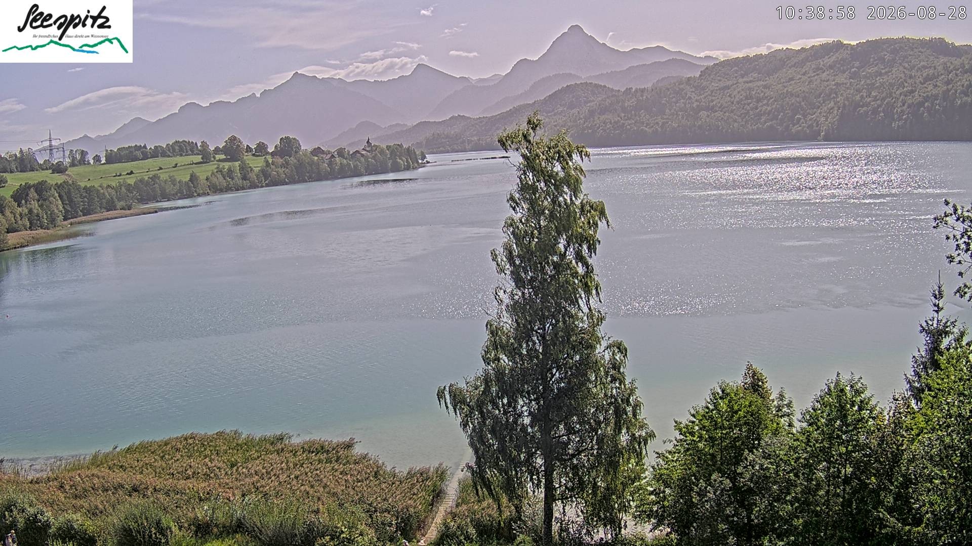 Archived image Webcam Weissensee near Füssen