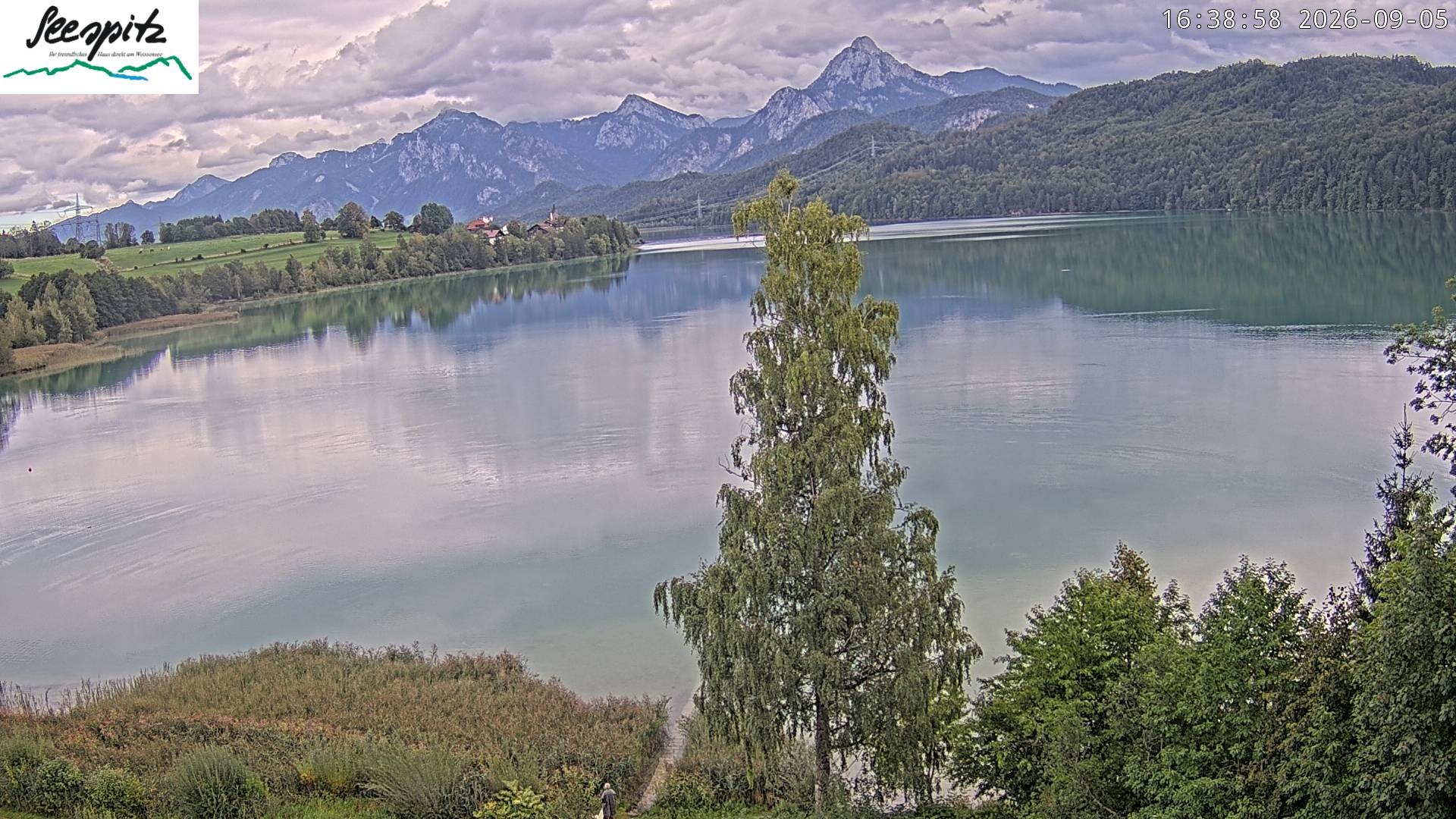 Archived image Webcam Weissensee near Füssen