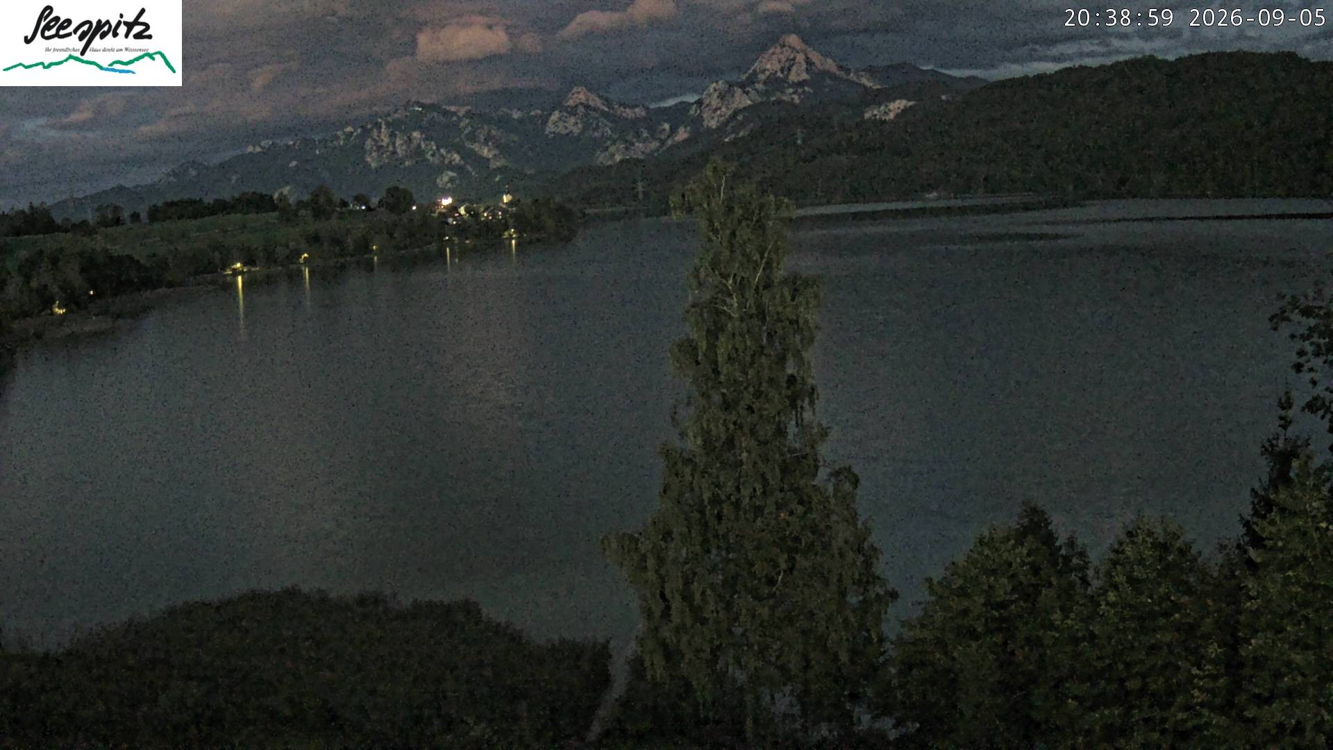 Archived image Webcam Weissensee near Füssen