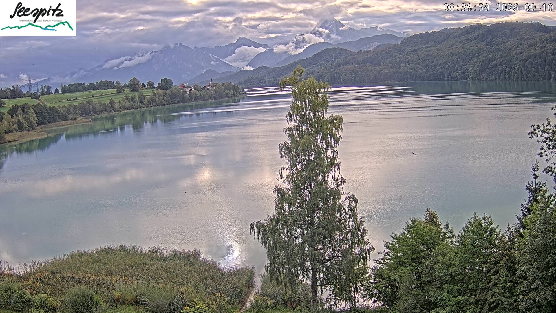 Archived image Webcam Weissensee near Füssen