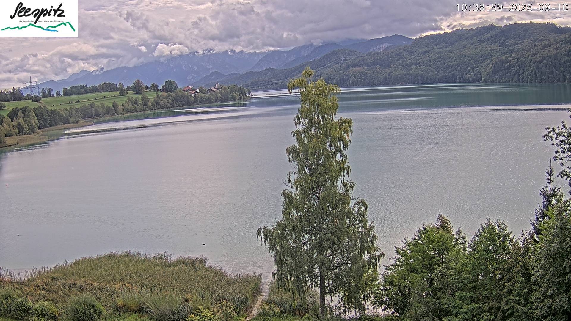 Archived image Webcam Weissensee near Füssen