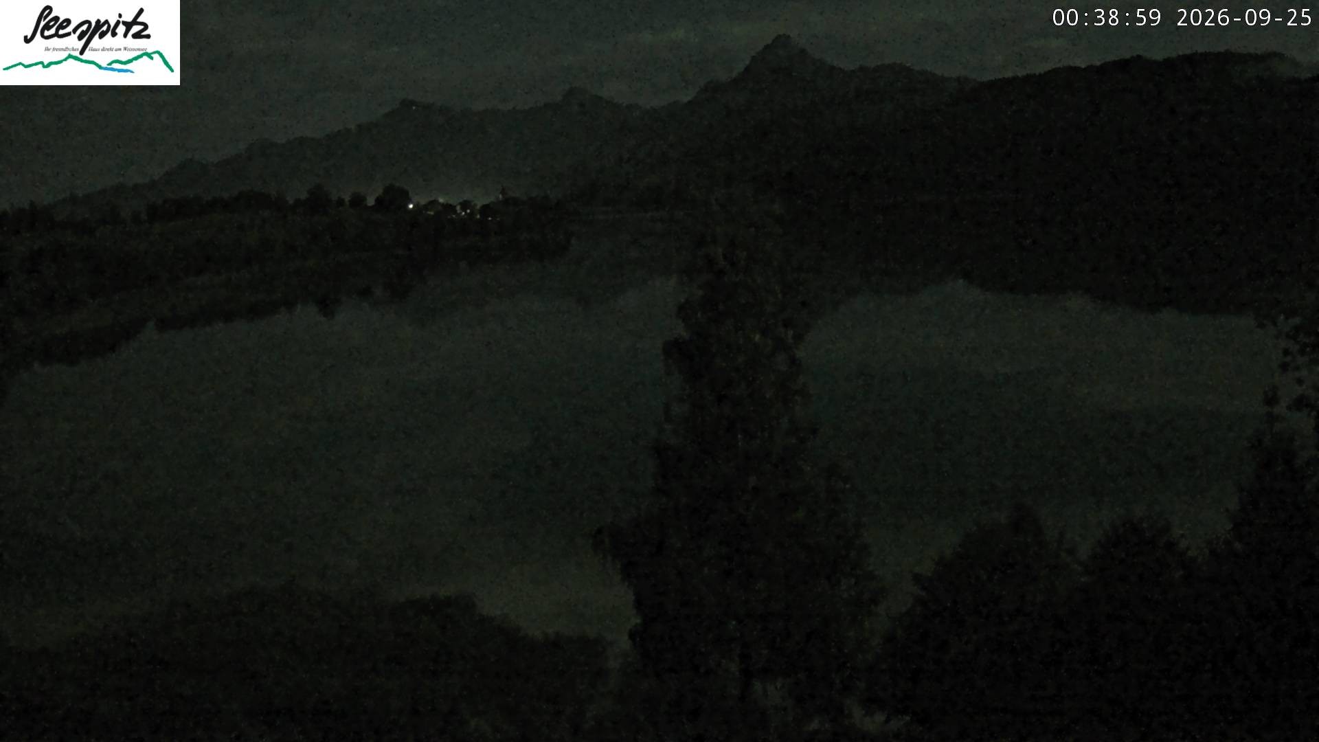 Archiv Foto Webcam Füssen: Blick auf den Weißensee vom Hotel Seespitz