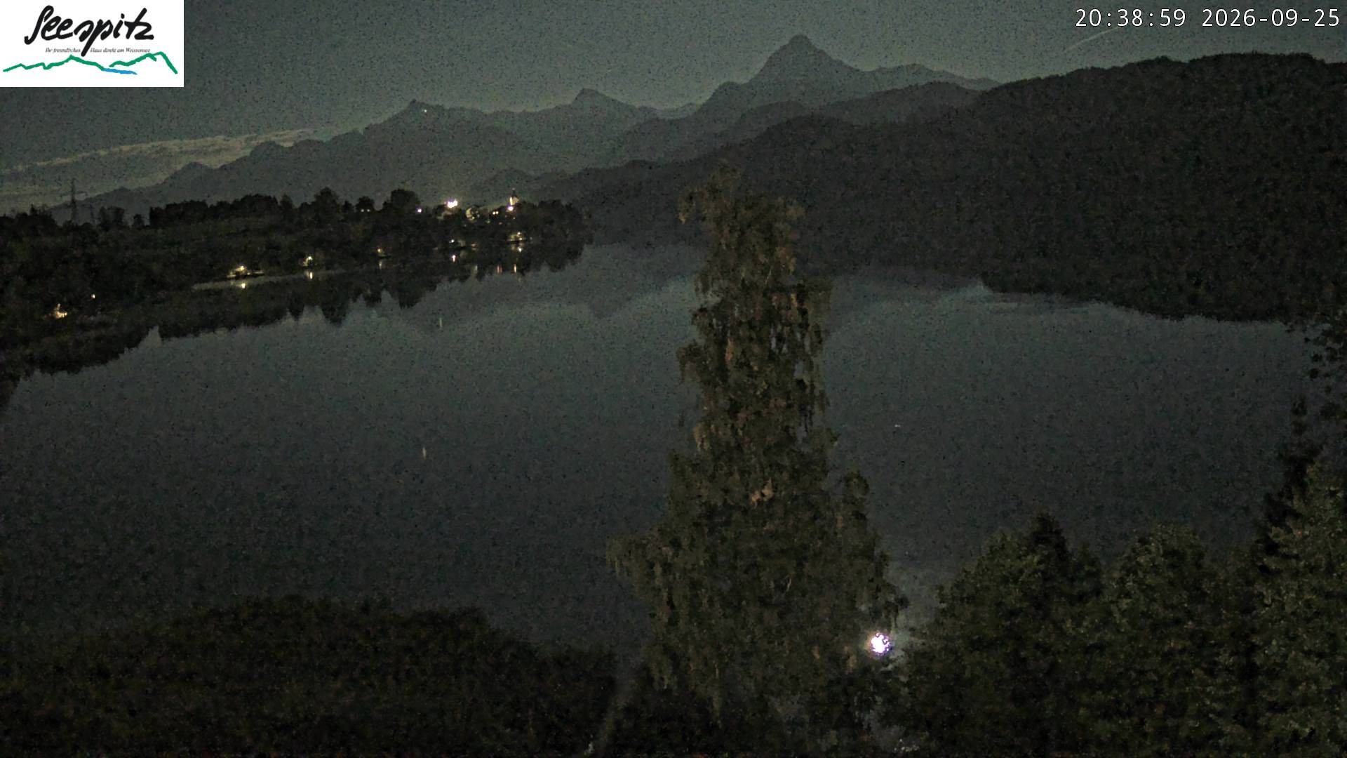 Archiv Foto Webcam Füssen: Blick auf den Weißensee vom Hotel Seespitz