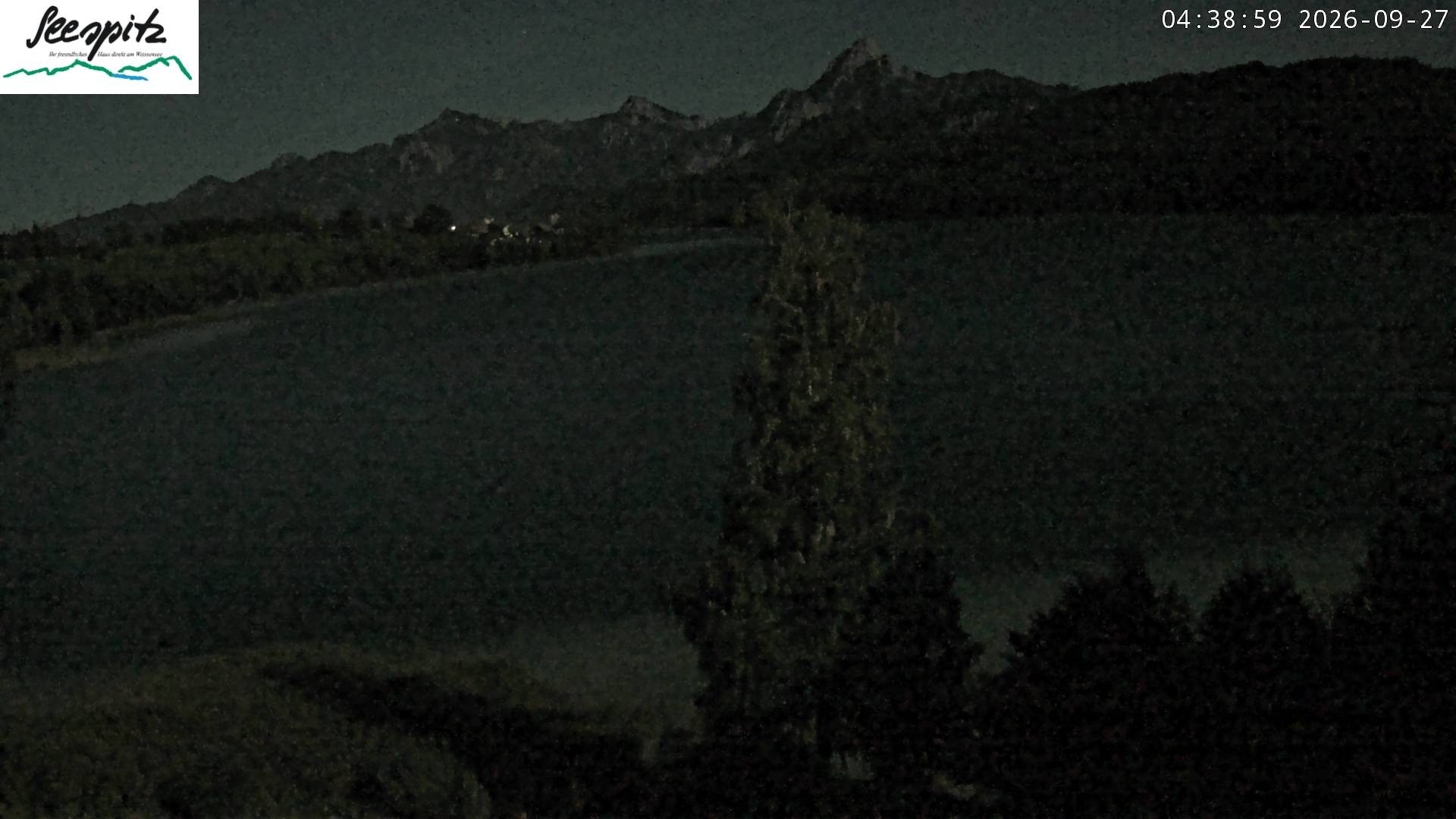 Archiv Foto Webcam Füssen: Blick auf den Weißensee vom Hotel Seespitz