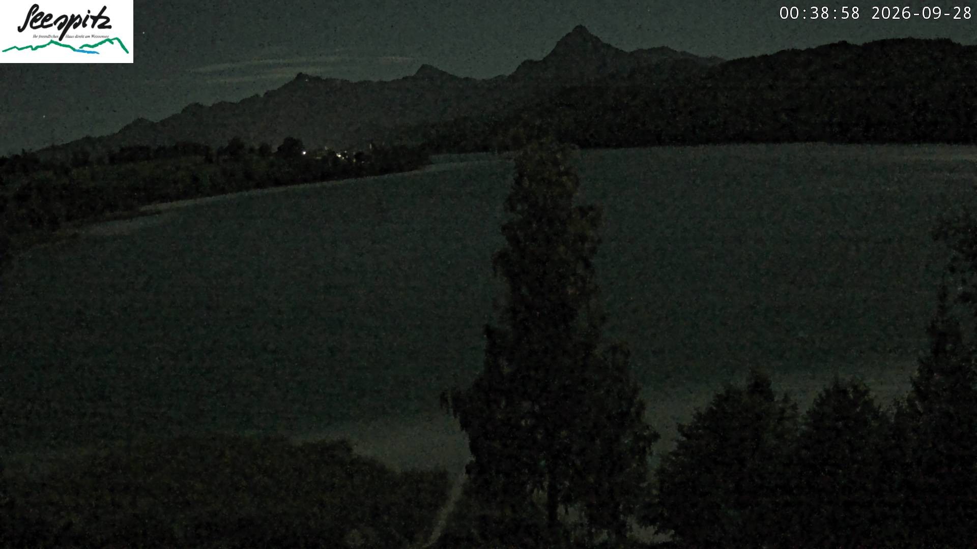 Archiv Foto Webcam Füssen: Blick auf den Weißensee vom Hotel Seespitz