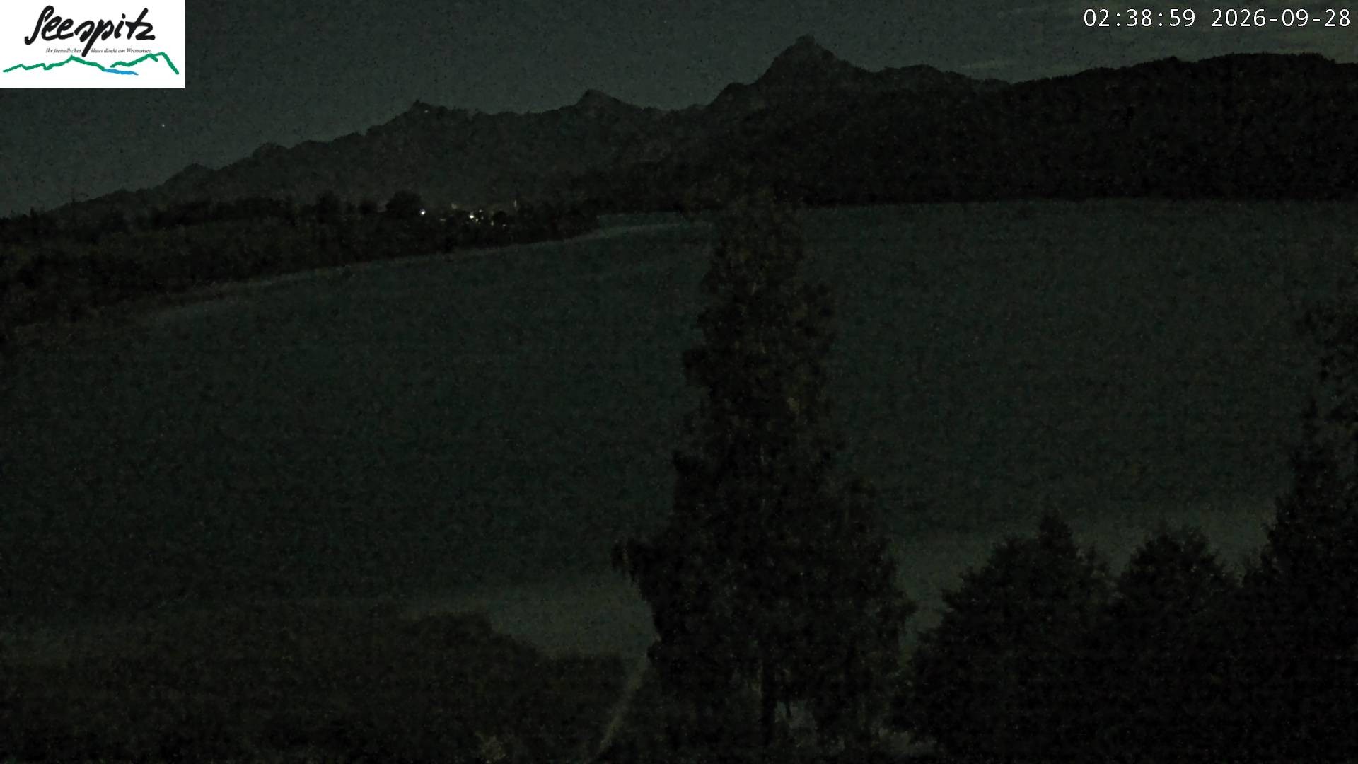 Archiv Foto Webcam Füssen: Blick auf den Weißensee vom Hotel Seespitz
