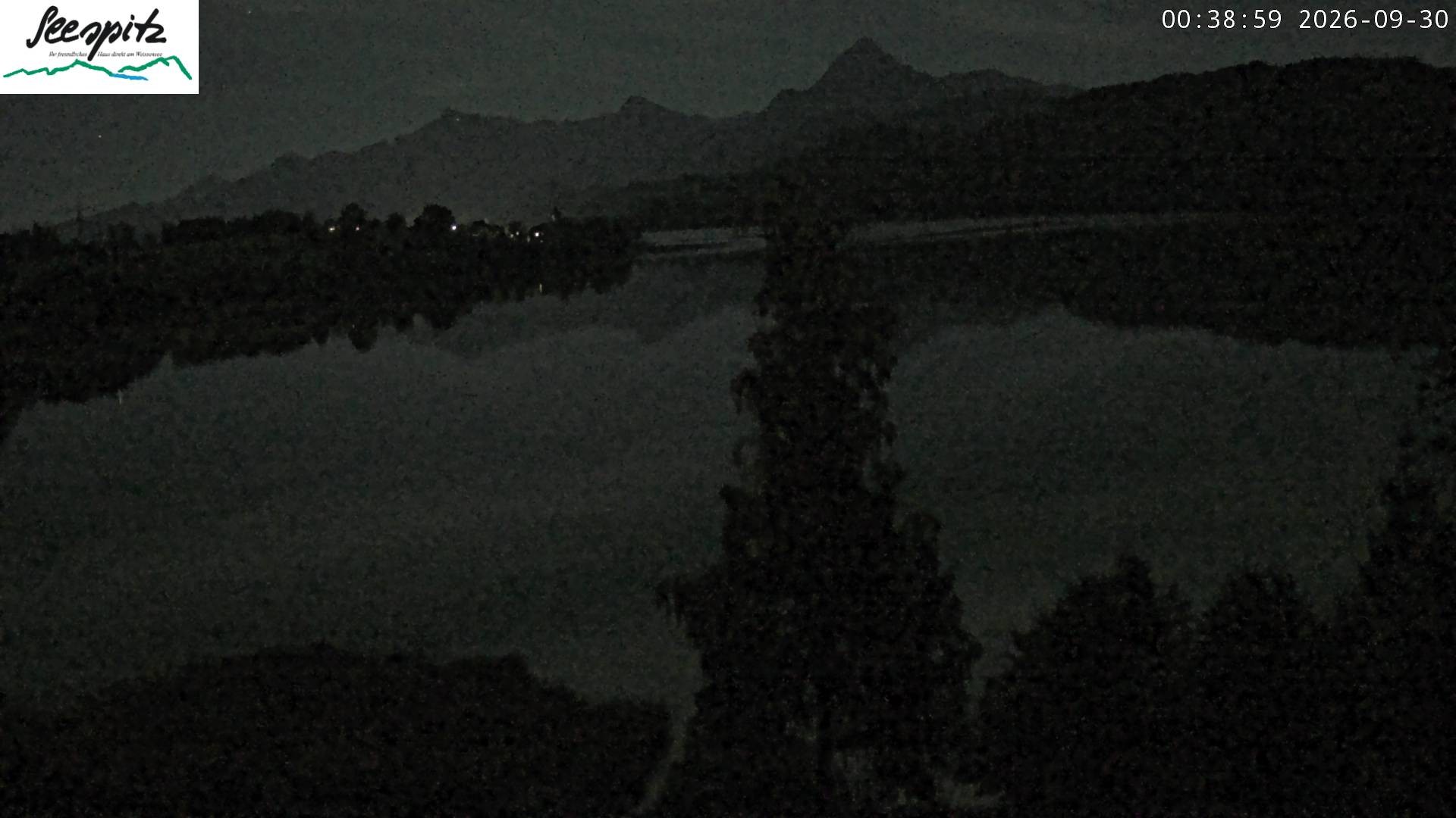 Archiv Foto Webcam Füssen: Blick auf den Weißensee vom Hotel Seespitz