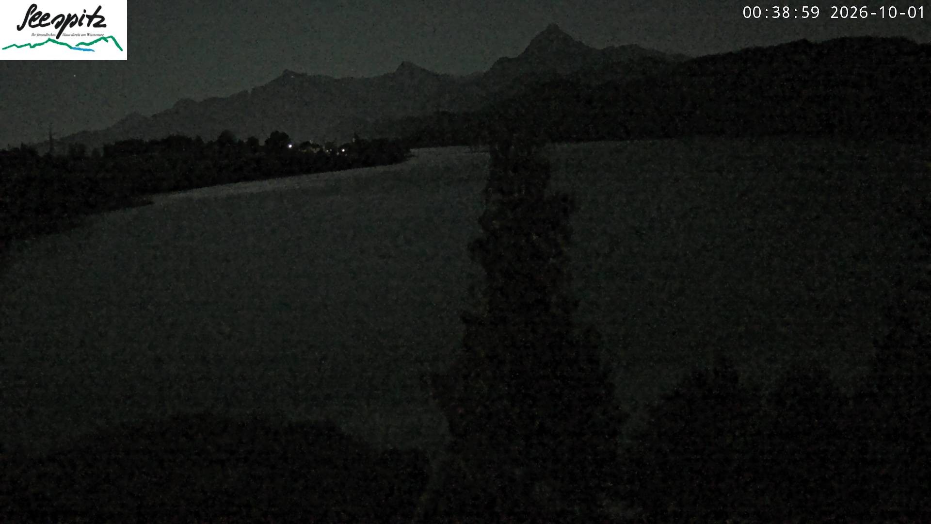 Archiv Foto Webcam Füssen: Blick auf den Weißensee vom Hotel Seespitz