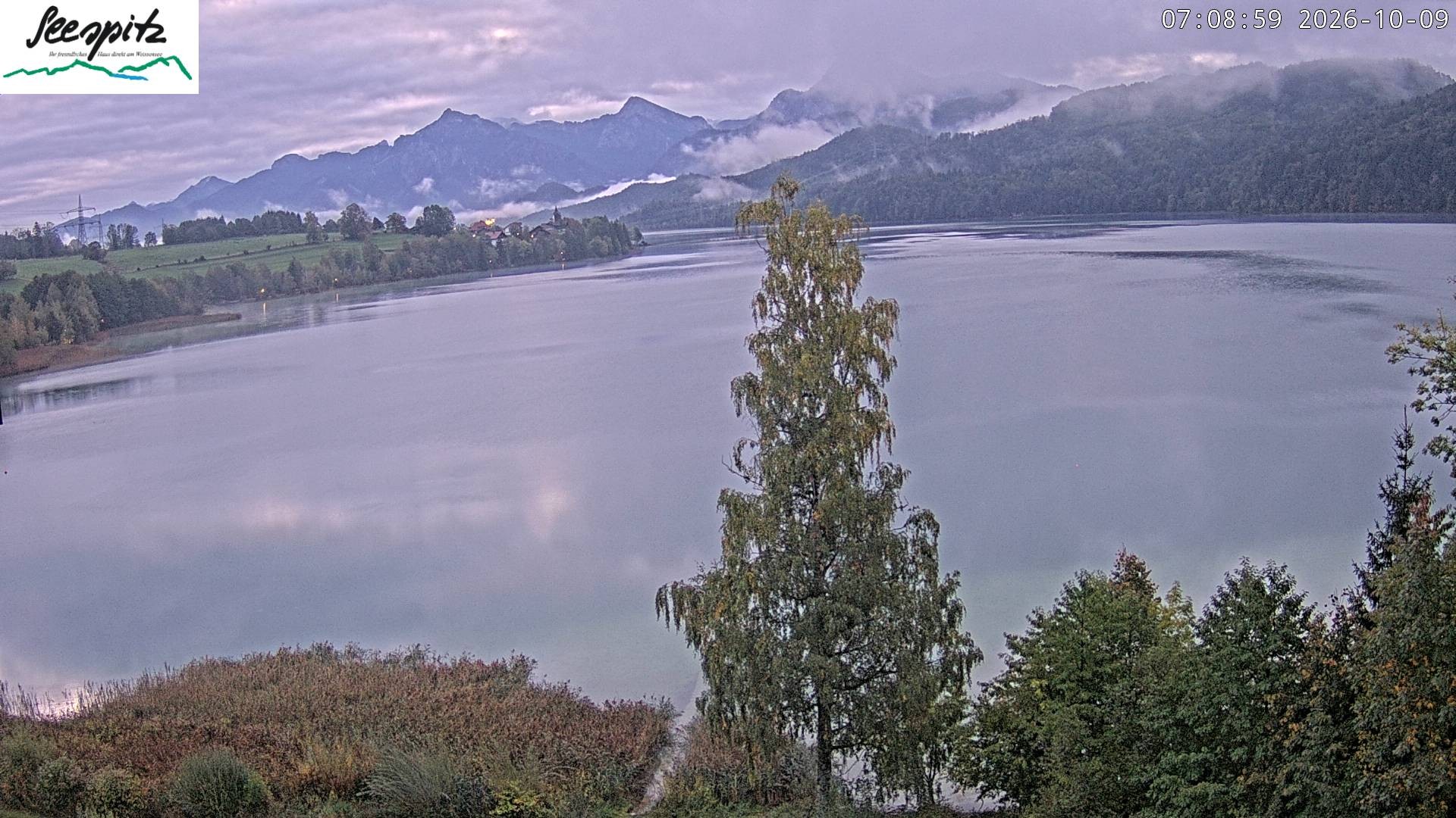 Archived image Webcam Weissensee near Füssen